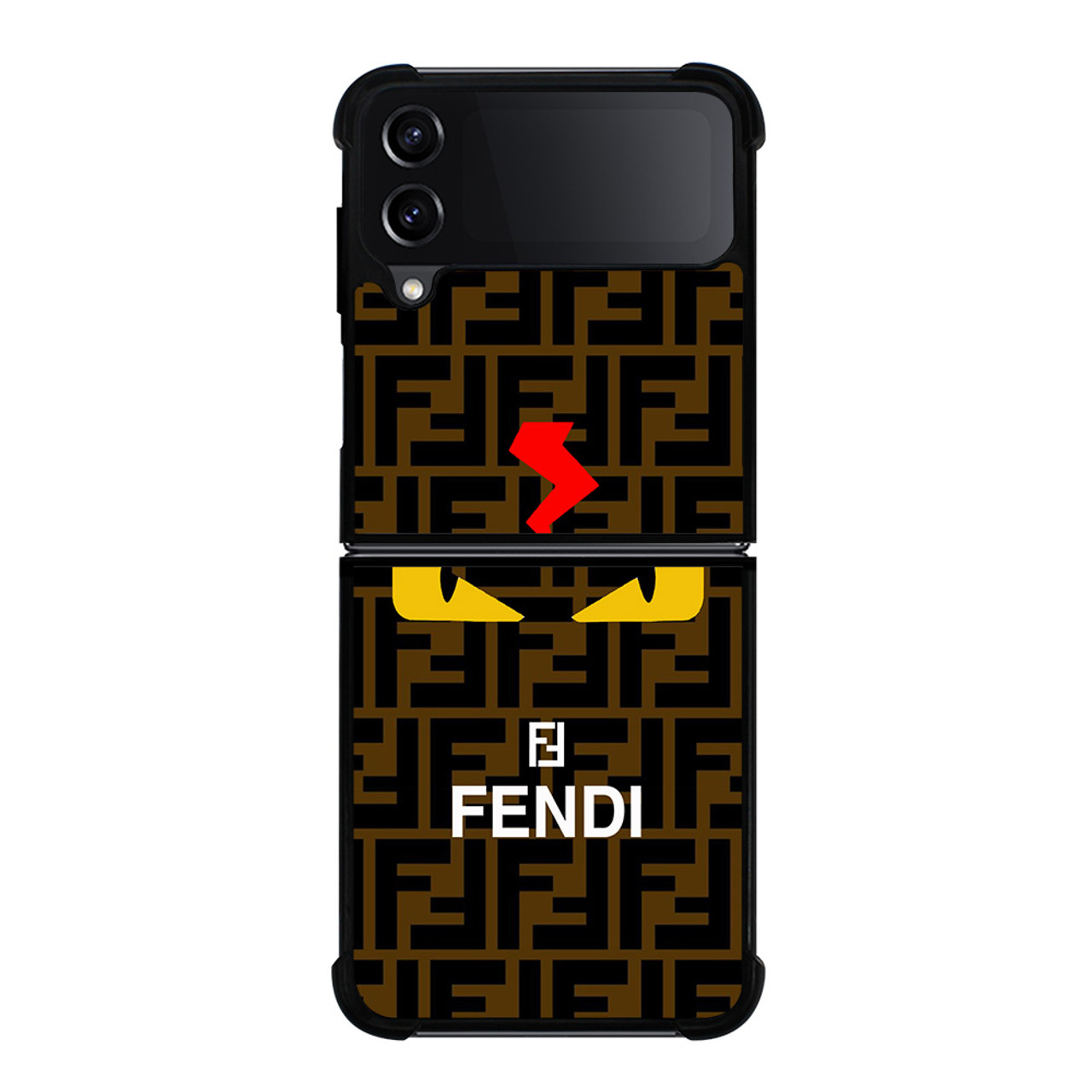 FENDI ROMA EYES LOGO 2 Samsung Galaxy Z Flip 4 Case Cover